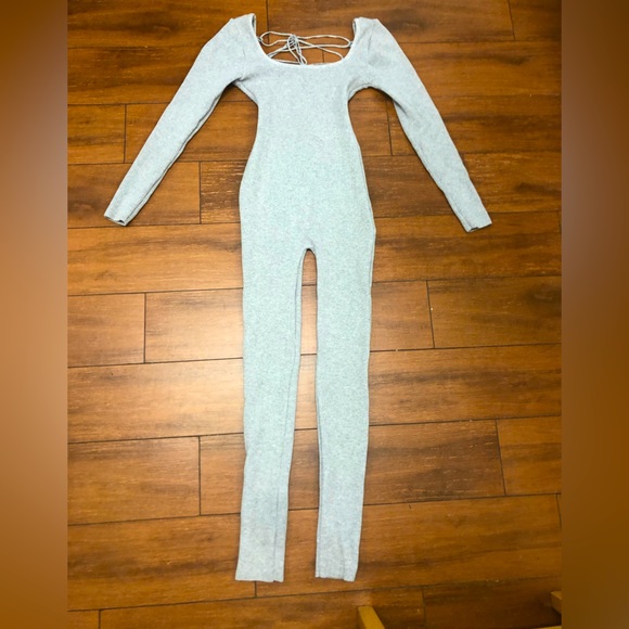 Ribbed, long sleeve cat suit - Picture 3 of 5